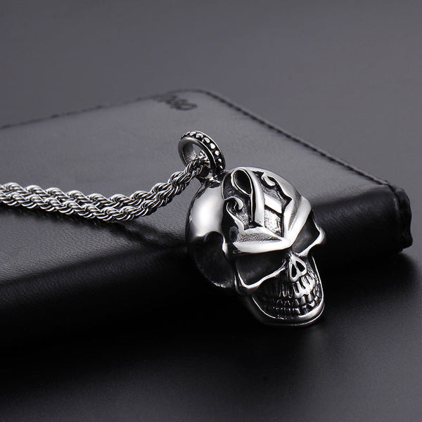 Original Skull Necklace (Steel)