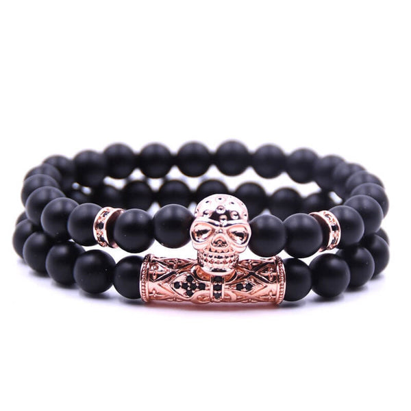 Ancient Skull Bracelet (Pearl)