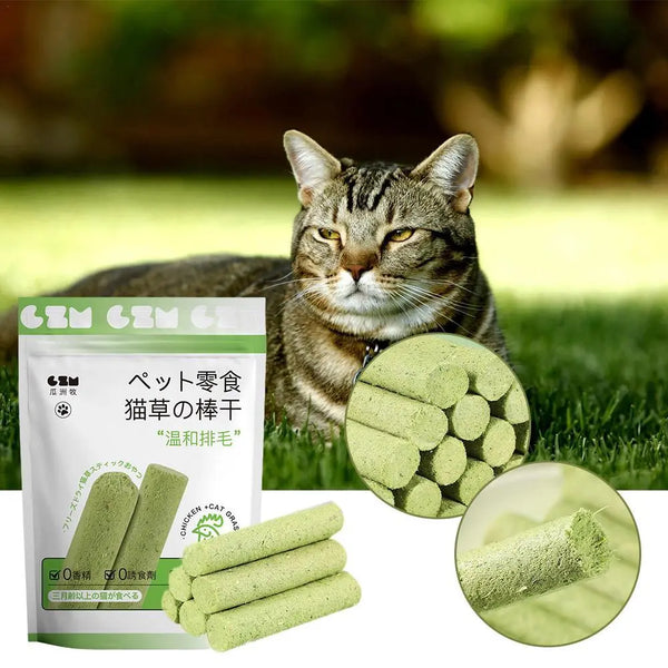 Cat Teeth Cleaning Grass Stick