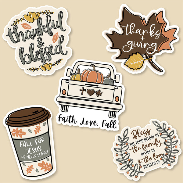 Christian Sticker Pack - Thanksgiving