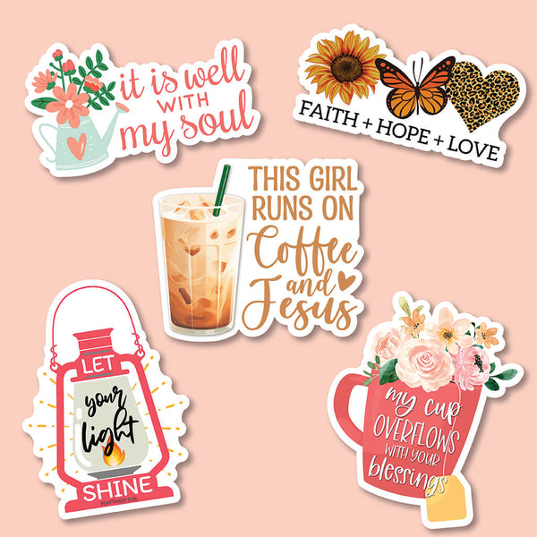 My Cup Overflows Sticker Pack