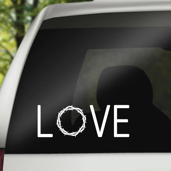 Love Thorn Crown Decal