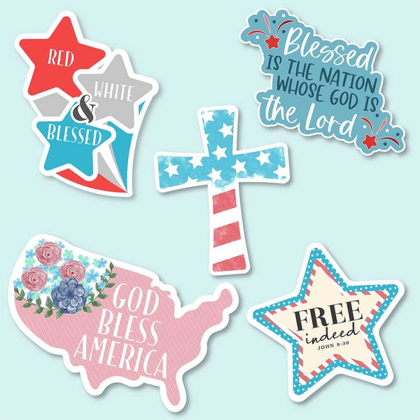 Christian Sticker Pack - USA Proud