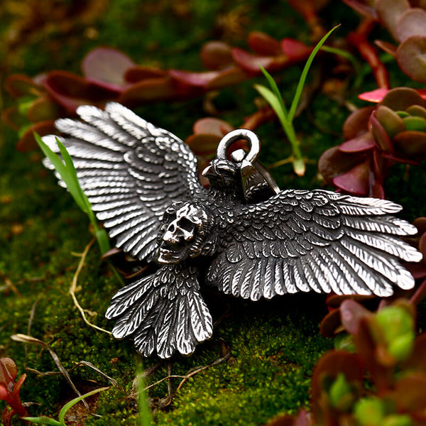 Skull Eagle Stainless Steel Pendant